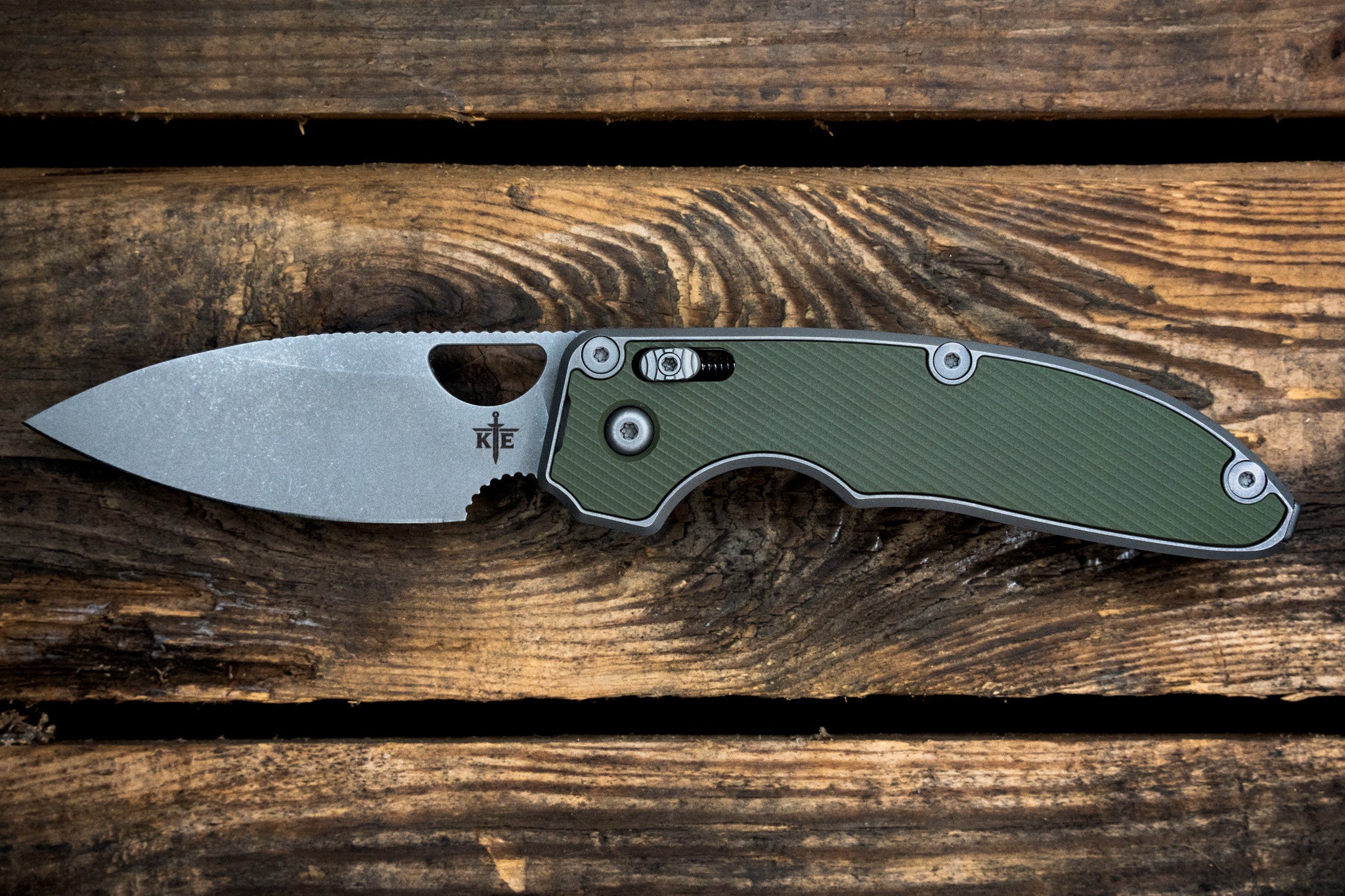 In Stock) Alter Folding Knife - OD Green G10 – Kindred Edge