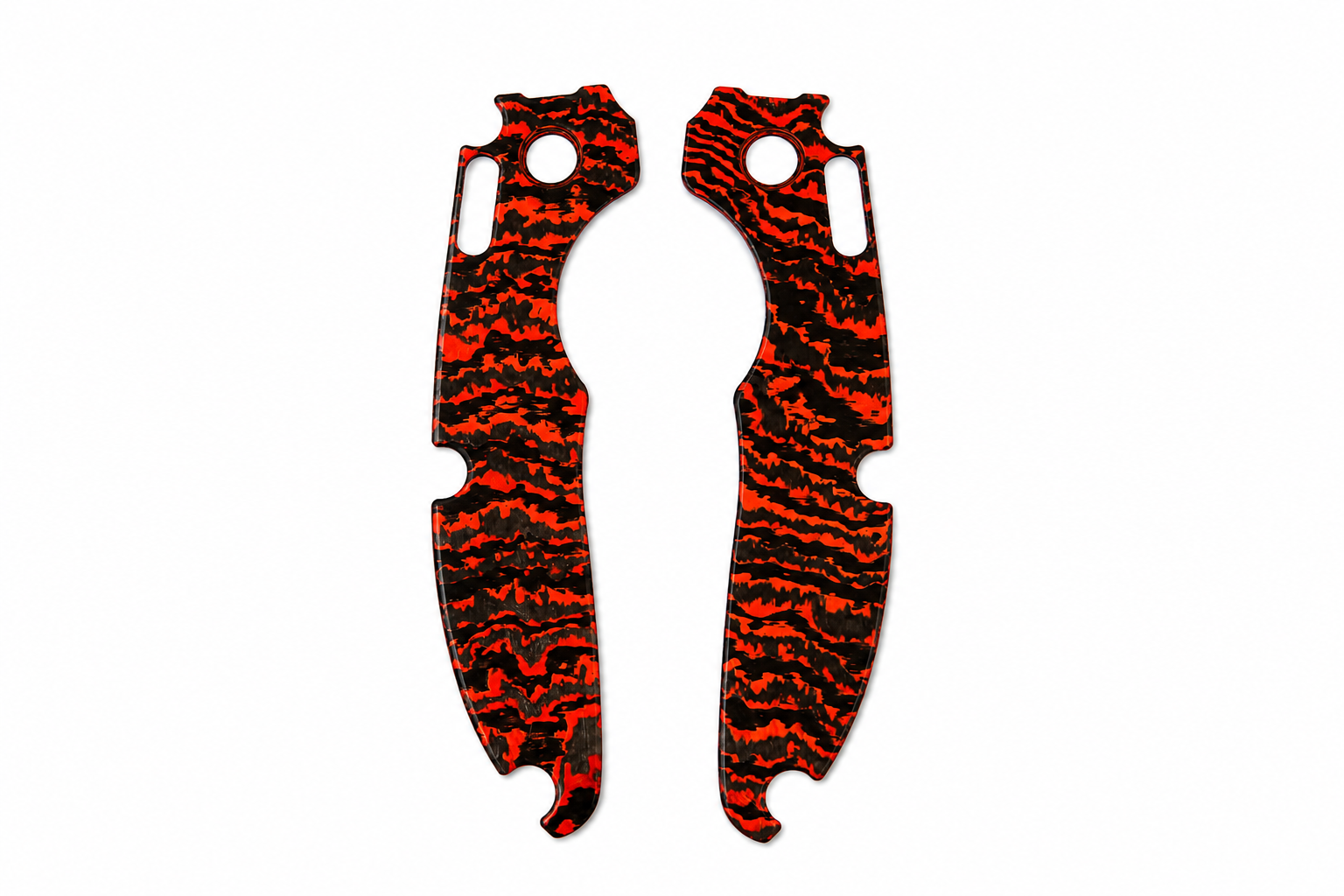 Smooth FatCarbon (Lava Flow) Inlay Set