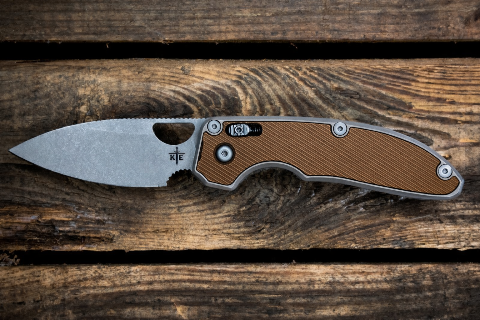 Textured Titanium (Bronze) Inlays